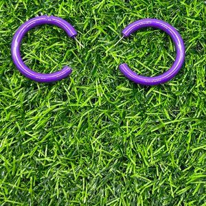 3/$20 vintage purple hoops